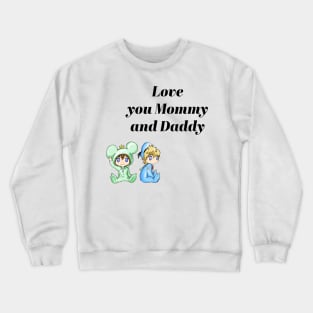 baby sora and roxas Crewneck Sweatshirt